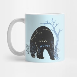 Bear in the Woods Mug